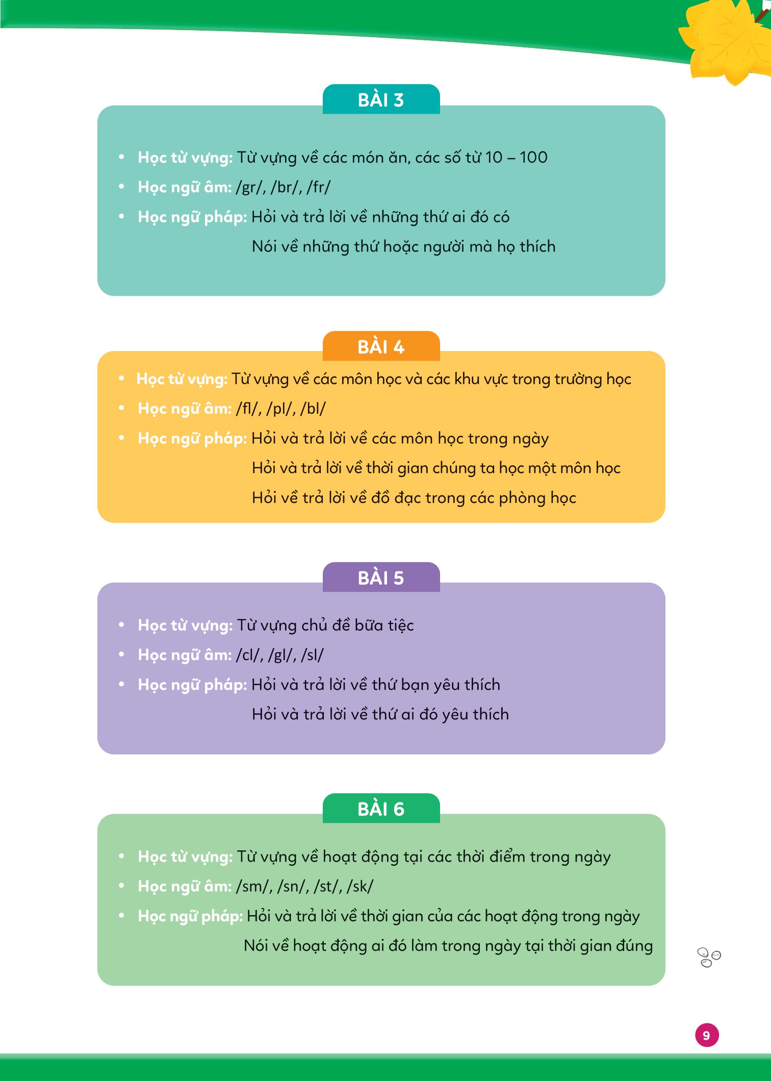 big hero chinh phục tiếng anh theo chủ đề lớp 3