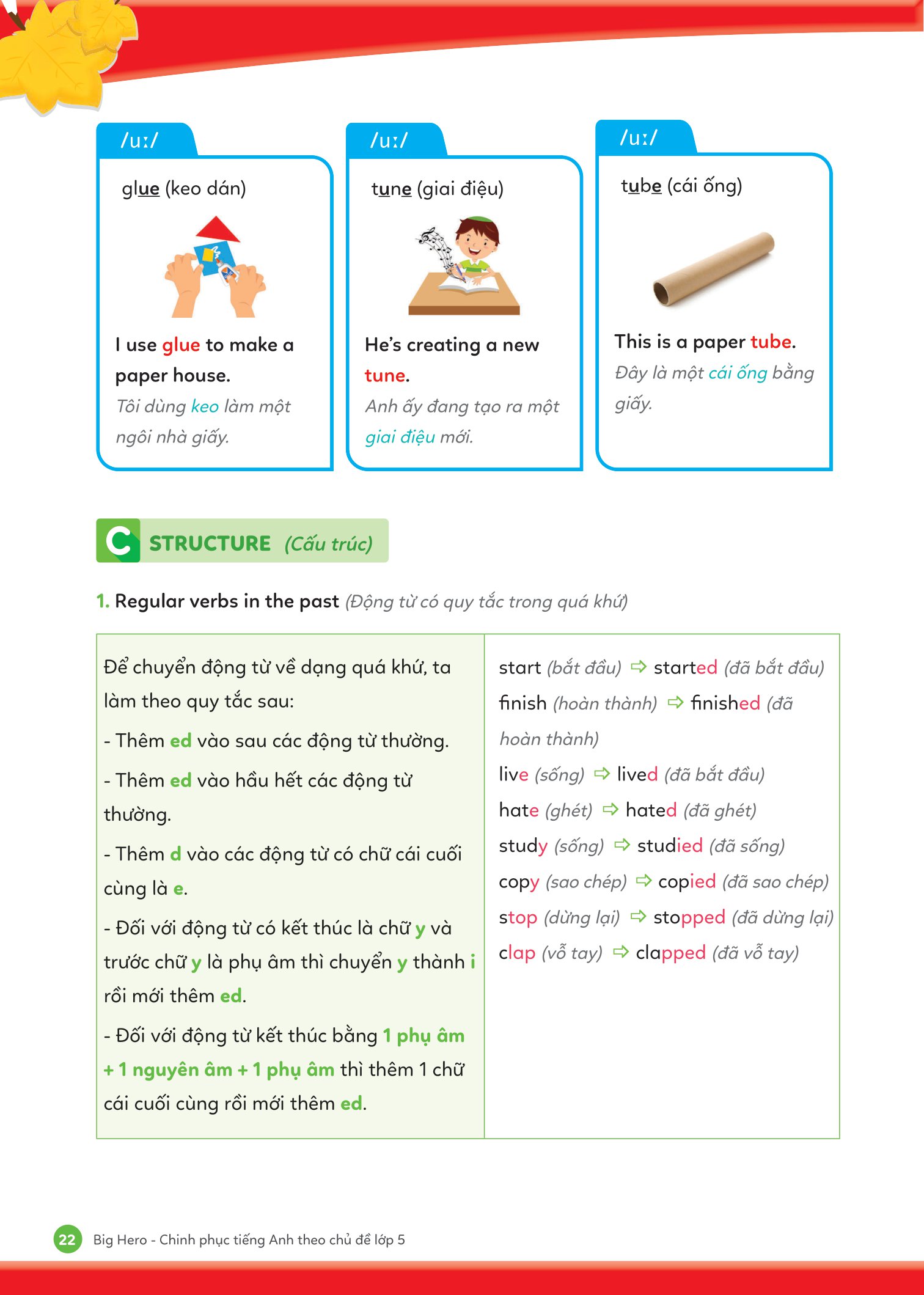 big hero chinh phục tiếng anh theo chủ đề lớp 5