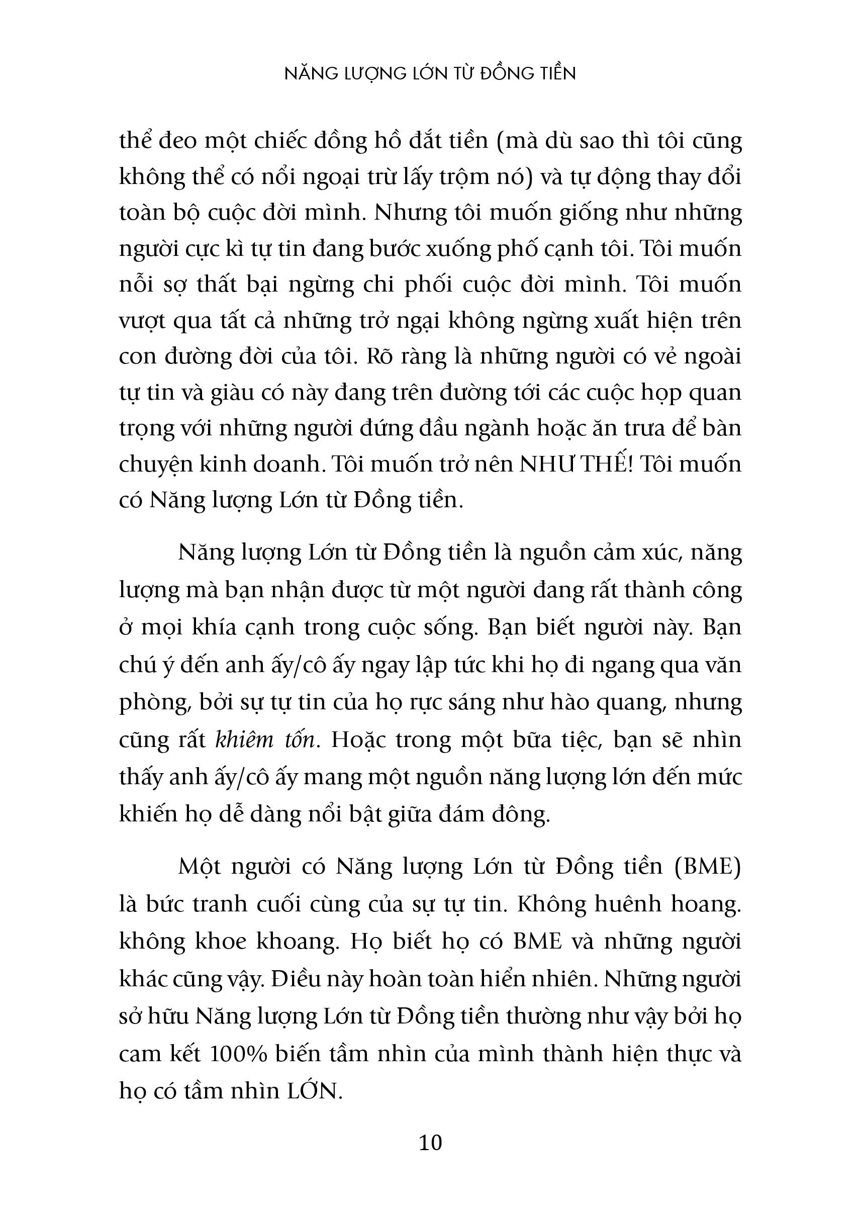 big money energy - năng lượng lớn từ đồng tiền