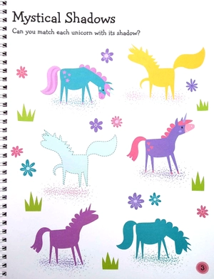 big sticker activity - unicorns