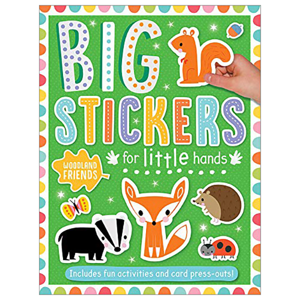 big stickers for little hands woodland friends