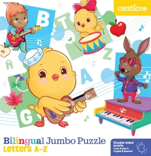 bilingual jumbo puzzle: letters a-z