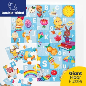 bilingual jumbo puzzle: letters a-z