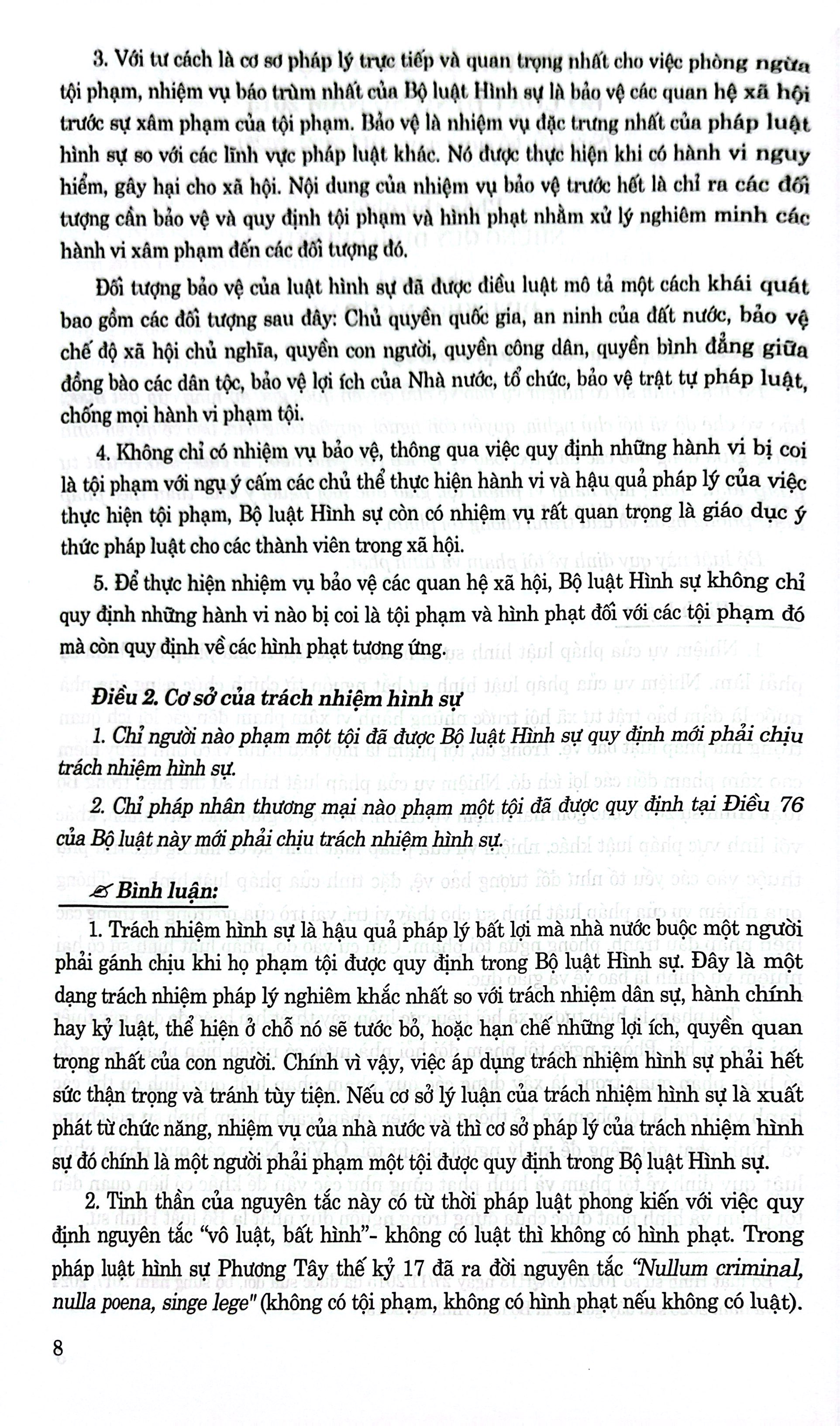 Bình Luận Khoa Học Bộ Luật Hình Sự Năm 2015 (Sửa Đổi, Bổ Sung Năm 2017, 2024, 2025)