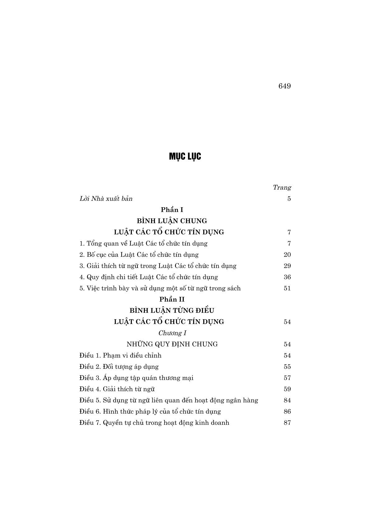 Binh Luan Luat Cac To Chuc Tin Dung (Binh Luan Chung Va Toan Bo 210 Dieu Cua Luat Cac To Chuc Tin Dung Nam 2024)