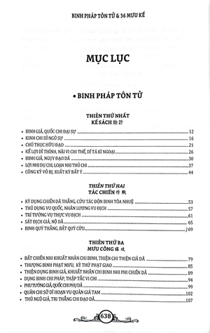 binh pháp tôn tử & 36 mưu kế
