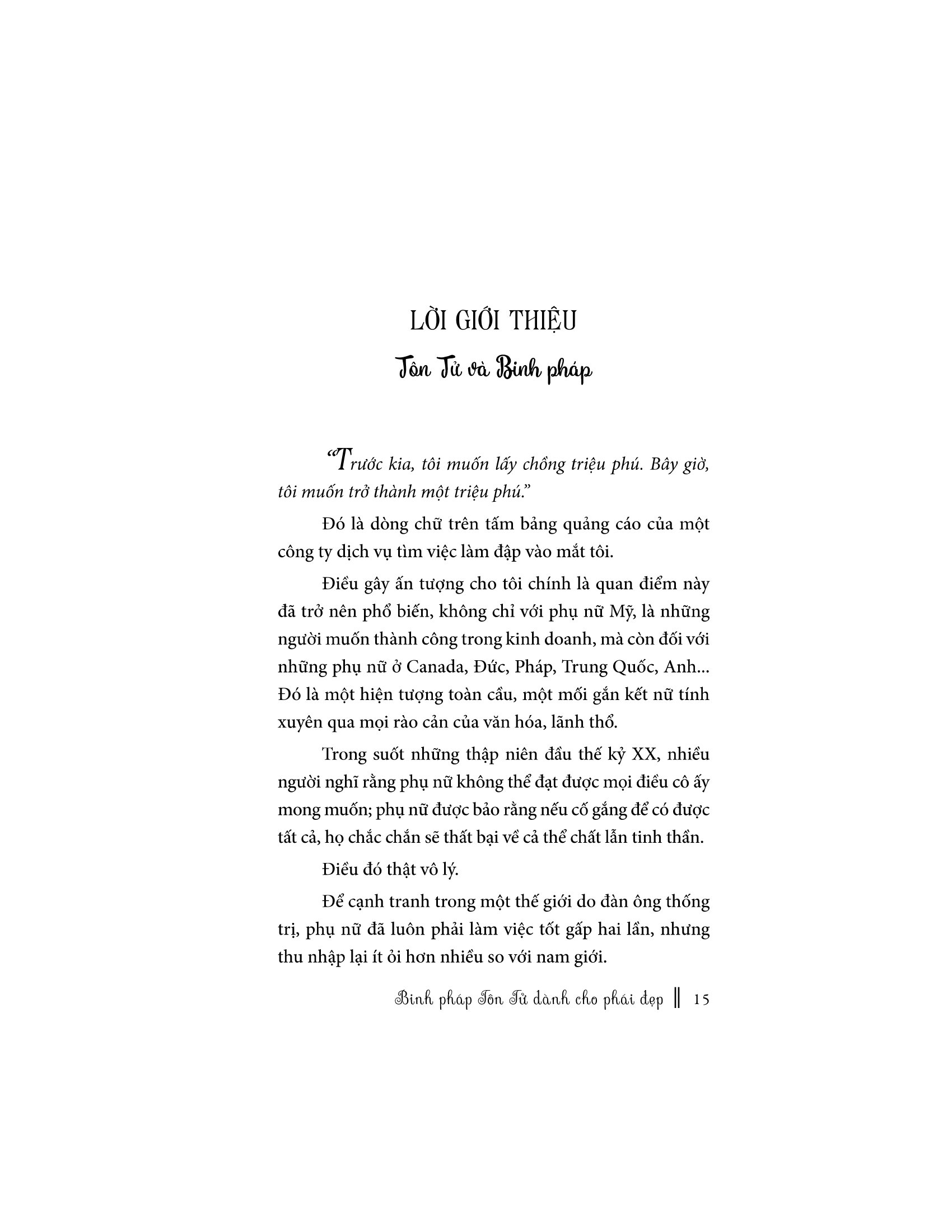 binh pháp tôn tử dành cho phái đẹp (tái bản)