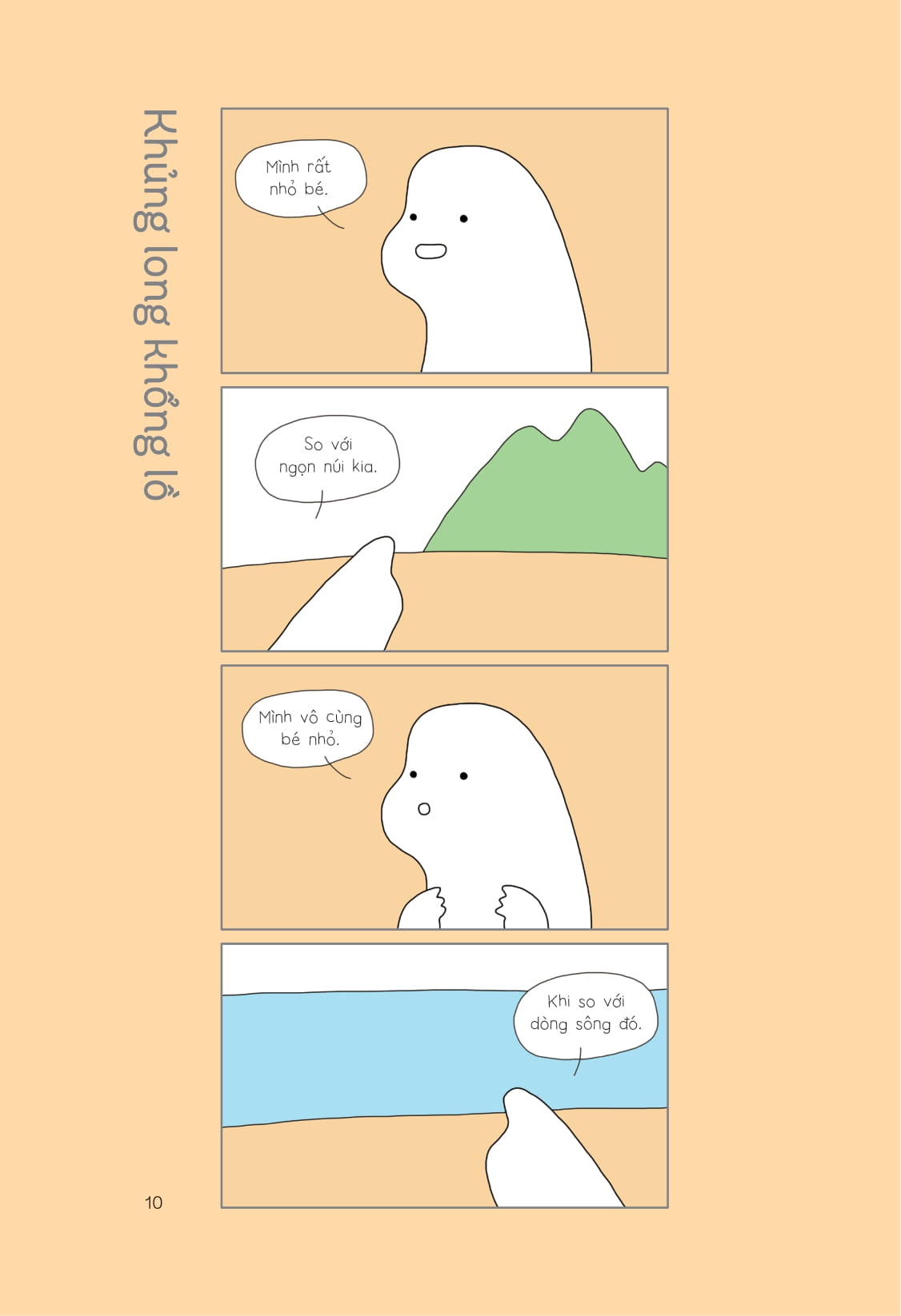 bình thản tĩnh lặng, dũng cảm cô đơn