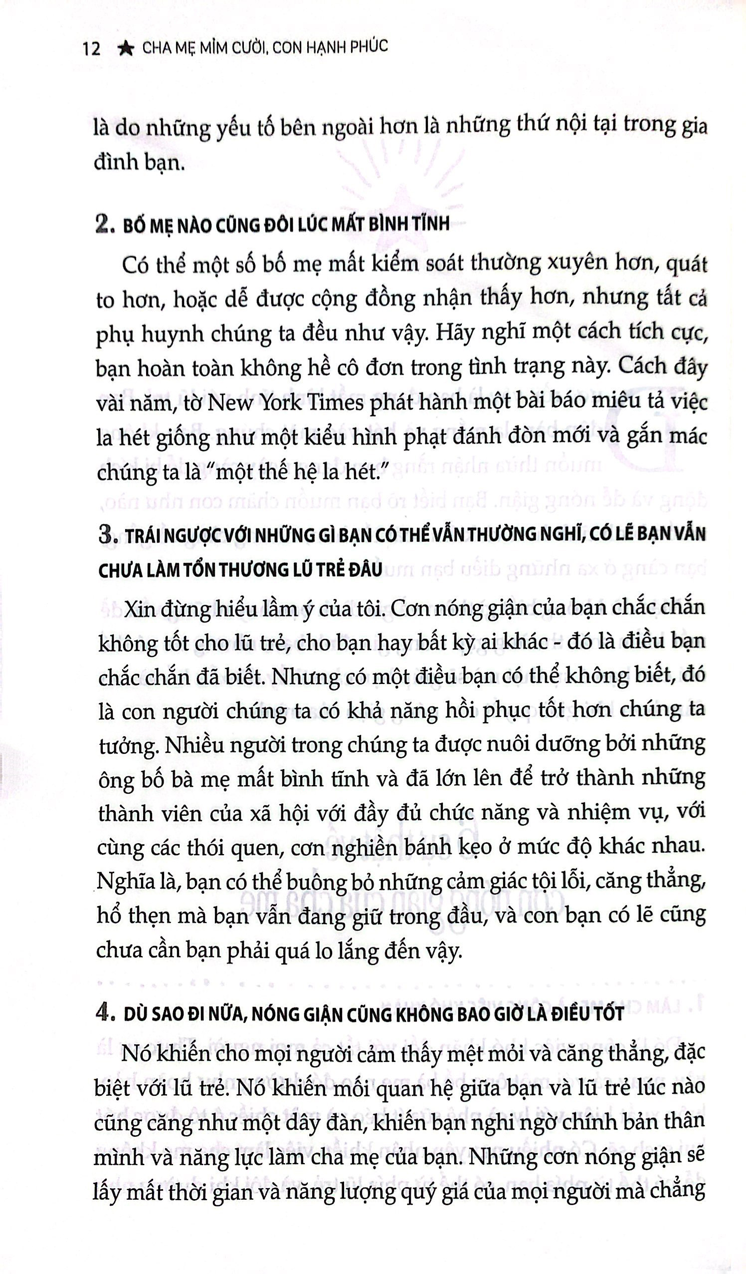 bình tĩnh dạy con - cha mẹ mỉm cười con hạnh phúc