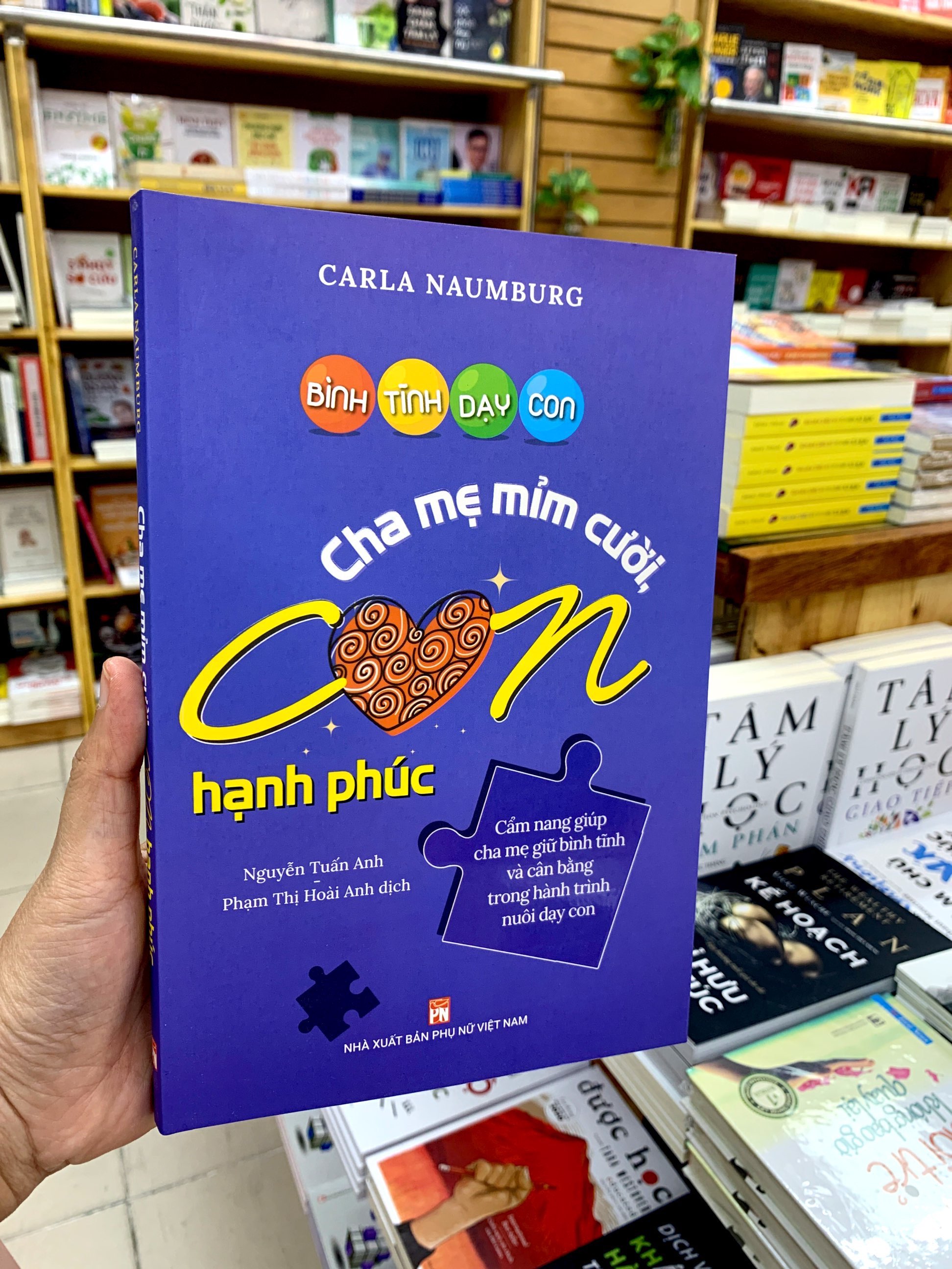 bình tĩnh dạy con - cha mẹ mỉm cười con hạnh phúc