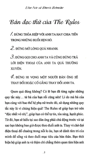 bình tĩnh khi ế, mạnh mẽ khi yêu - all the rules - tái bản