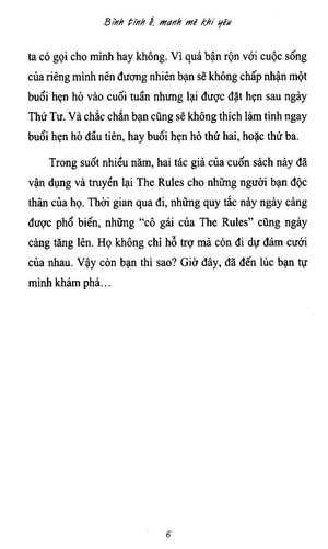 bình tĩnh khi ế, mạnh mẽ khi yêu - all the rules - tái bản
