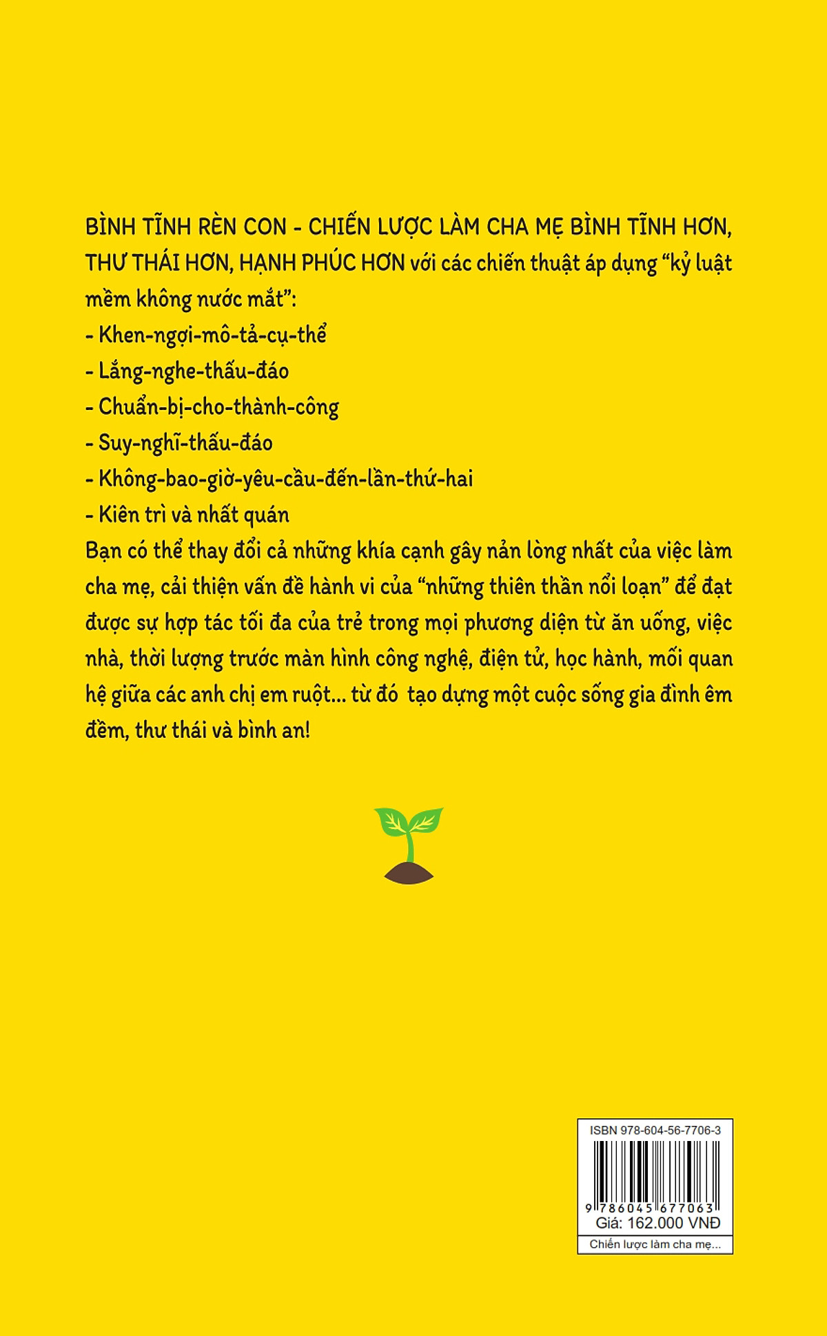 bình tĩnh rèn con - chiến lược làm cha mẹ