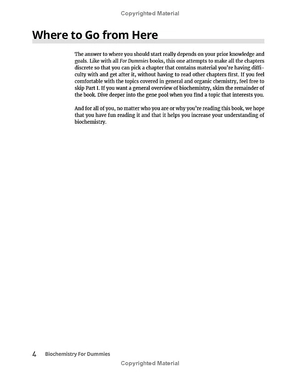 biochemistry for dummies 3rd edtion