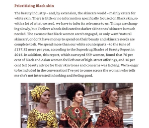 black skin - the definitive skincare guide