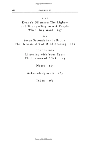 blink: the power of thinking without thinking