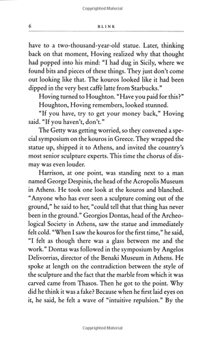 blink: the power of thinking without thinking