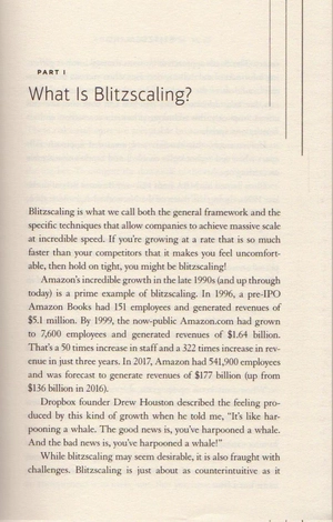 blitzscaling: the lightning-fast path to building massively valuable companies