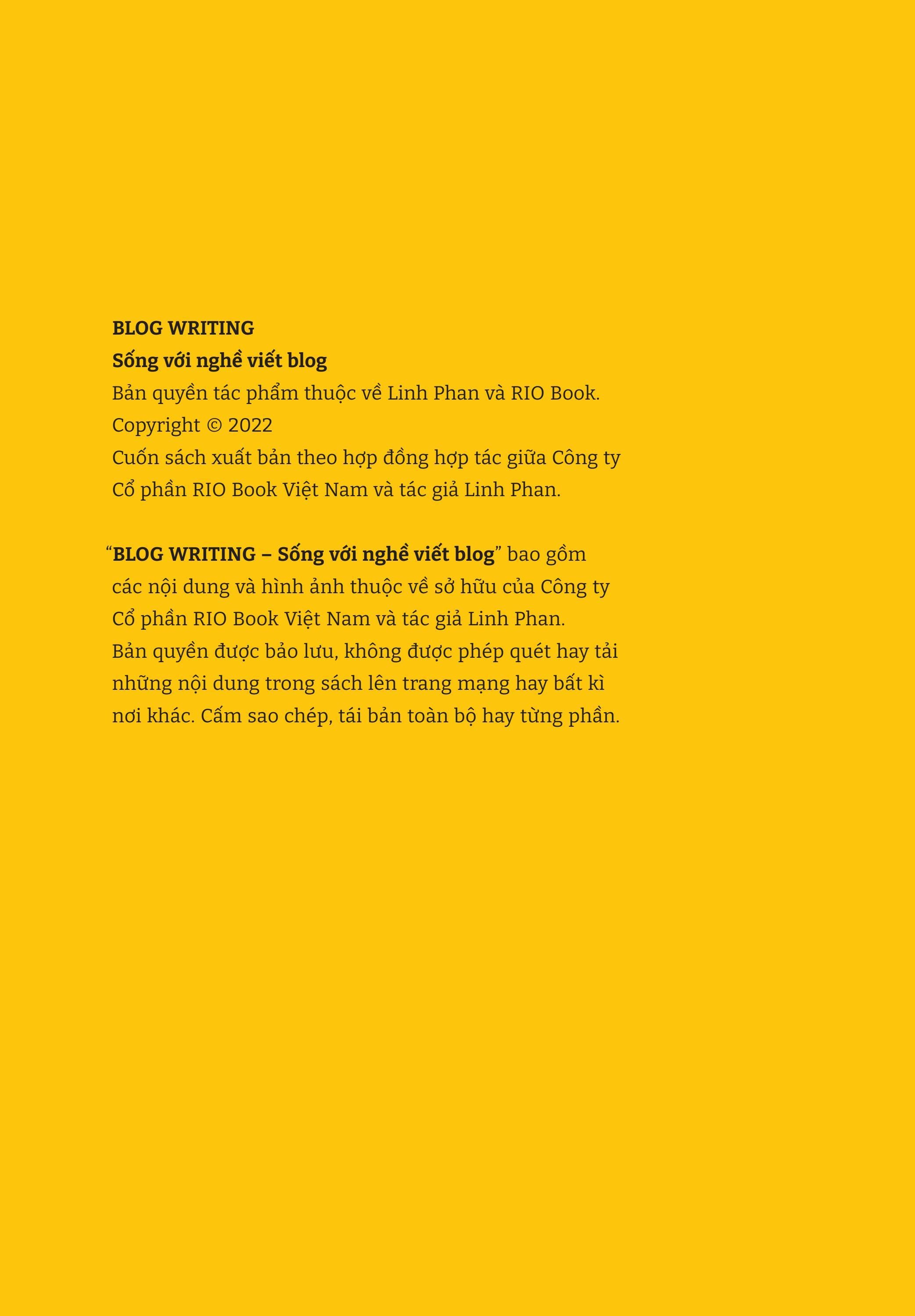 blog writing - sống với nghề viết blog