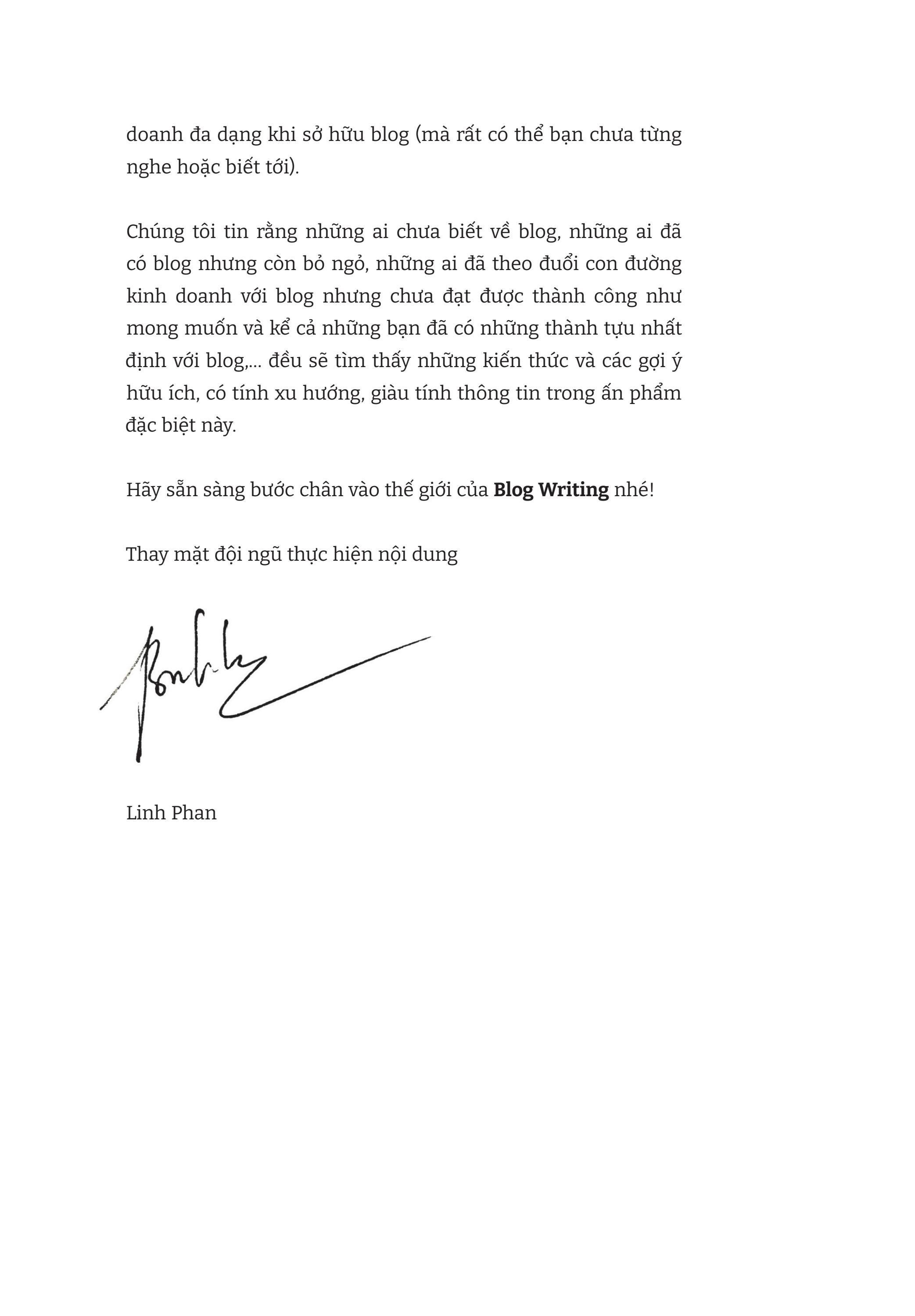 blog writing - sống với nghề viết blog