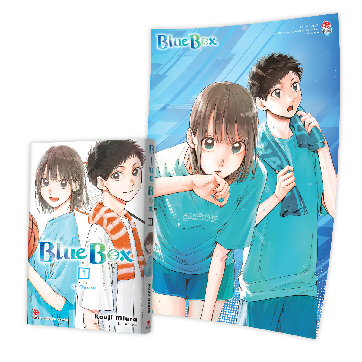 blue box - tập 1 - chị chinatsu - tặng kèm postcard + poster