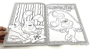 blue's clues & you! colouring book - puffy sticker