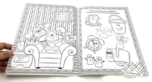 blue's clues & you! colouring book - puffy sticker