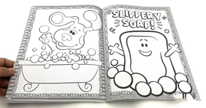 blue's clues & you! colouring book - puffy sticker