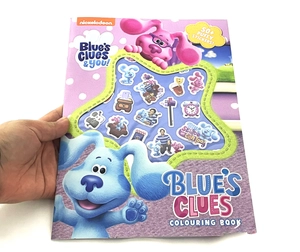 blue's clues & you! colouring book - puffy sticker