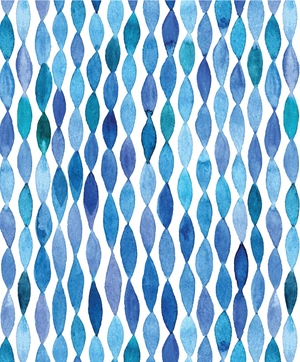 blue & white note cards, 24 blank cards: 8 unique designs with 25 patterned envelopes