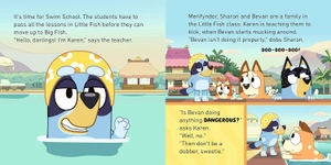 bluey: swim school (ladybird)
