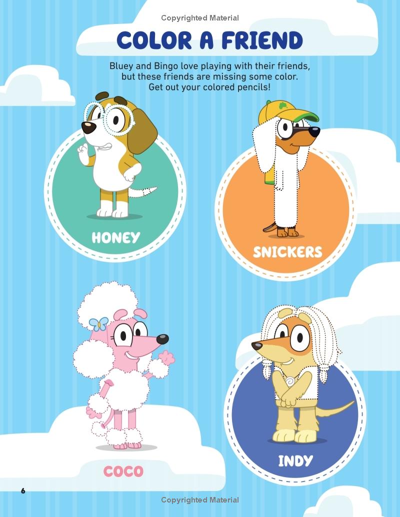 Bluey: Time to Play Sticker Activity