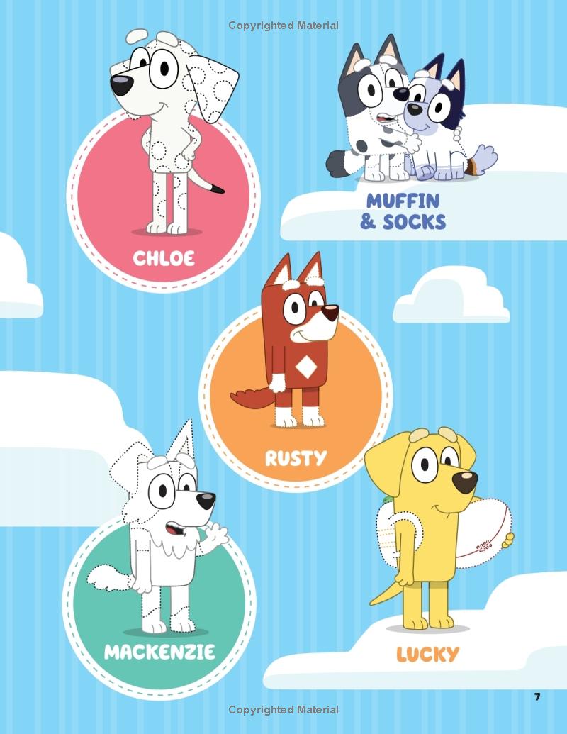 Bluey: Time to Play Sticker Activity
