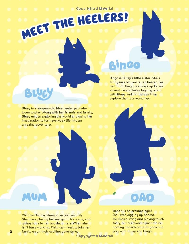 Bluey: Time to Play Sticker Activity