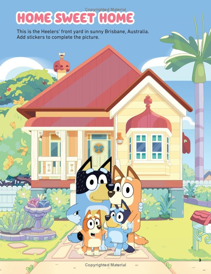 Bluey: Time to Play Sticker Activity