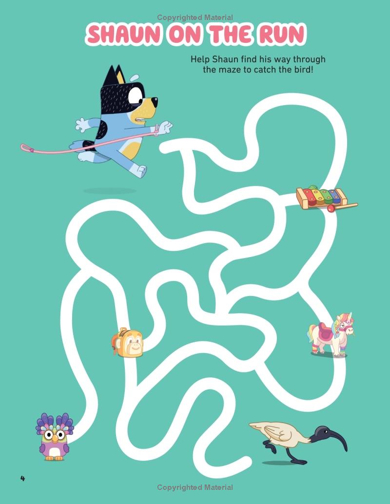 Bluey: Time to Play Sticker Activity