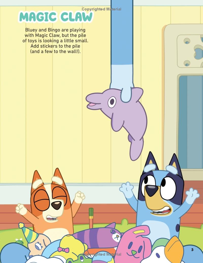 Bluey: Time to Play Sticker Activity