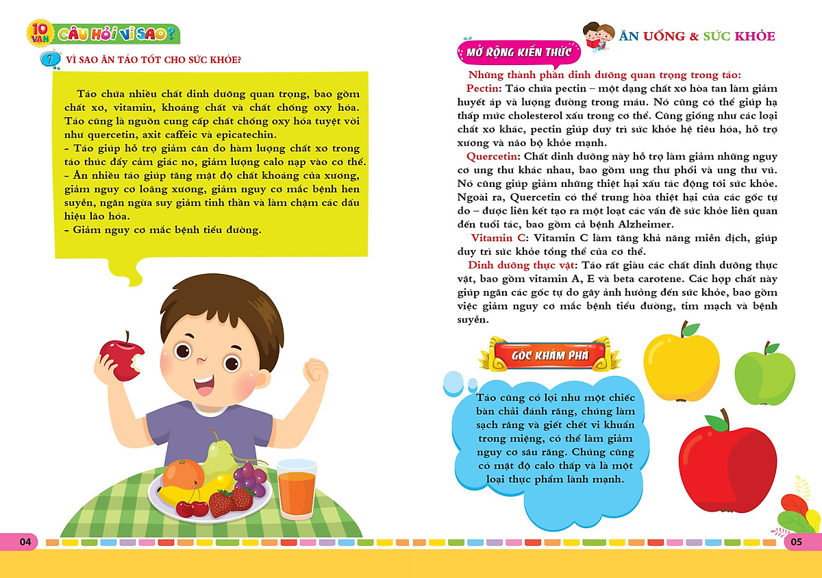 bộ 10 vạn câu hỏi vì sao - ăn uống và sức khỏe