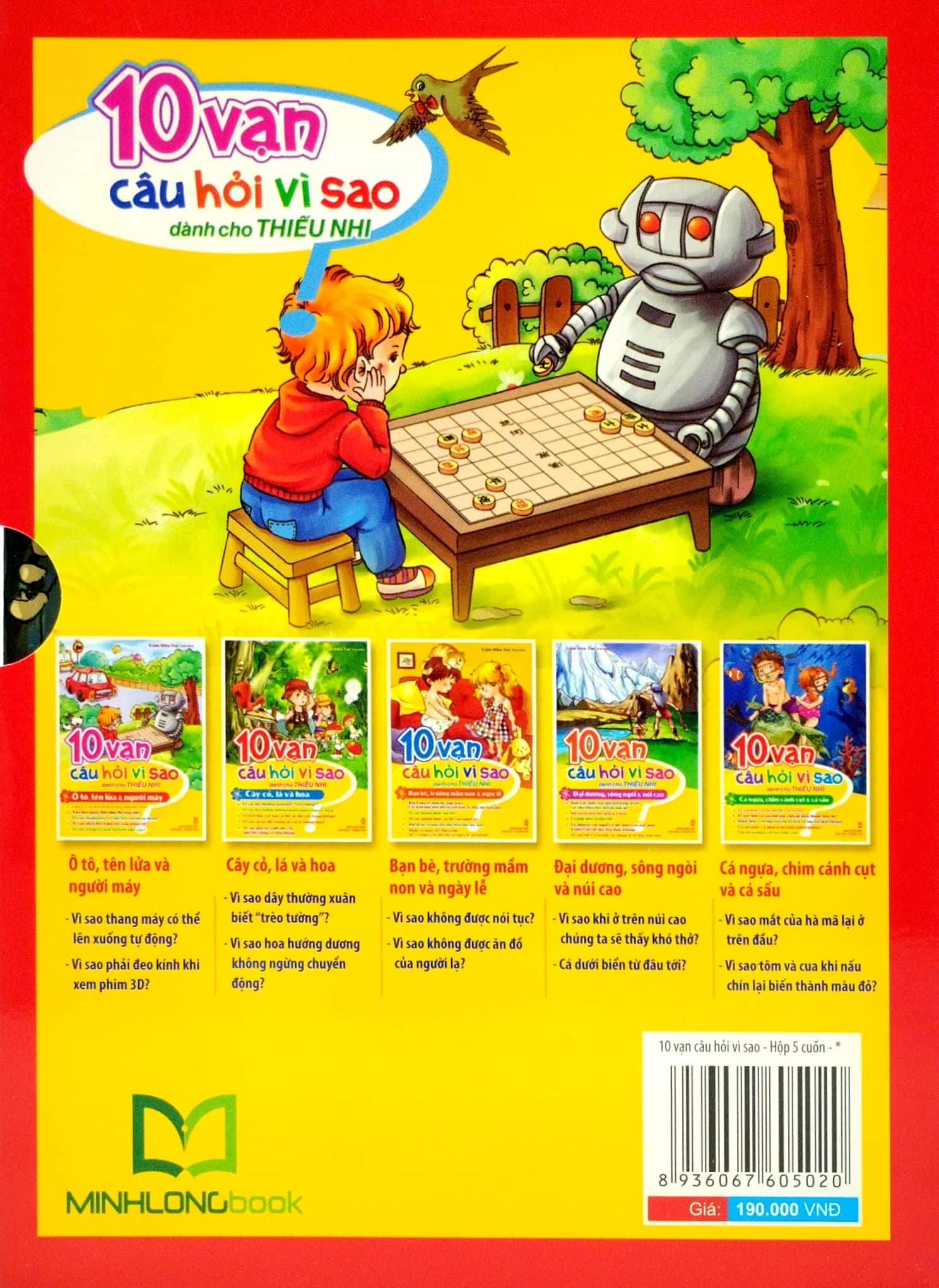 Bo
						
										
										10 Van Cau Hoi Vi Sao - Tap 1 ( Hop 5 Cuon) (Tai Ban 2022)