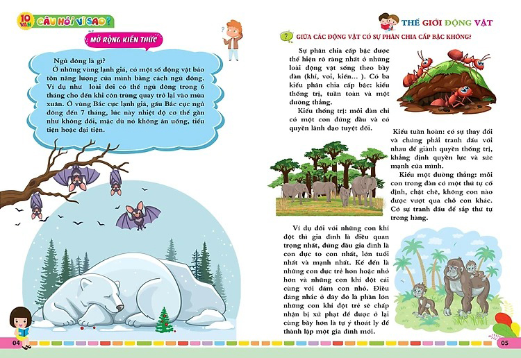 bộ 10 vạn câu hỏi vì sao - thế giới động vật