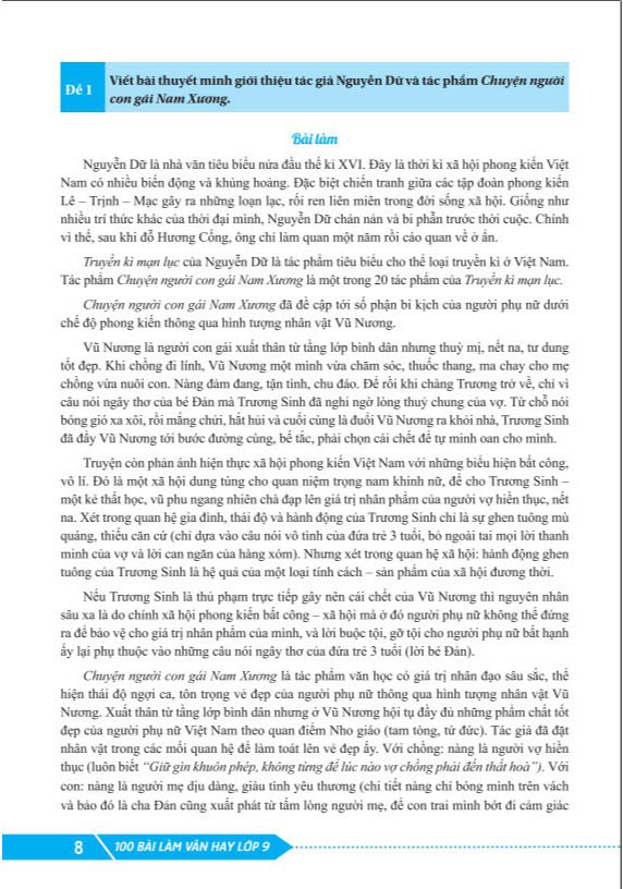 Bo
						
										
										100 Bai Lam Van Hay 9