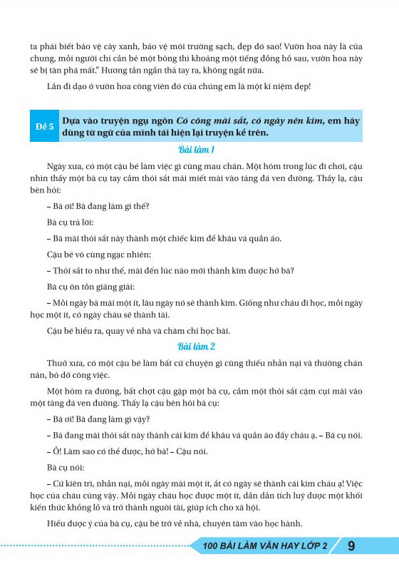 Bo
						
										
										100 Bai Lam Van Hay Lop 2