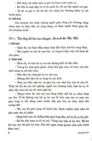 bộ 100 dàn bài chi tiết tập làm văn 4