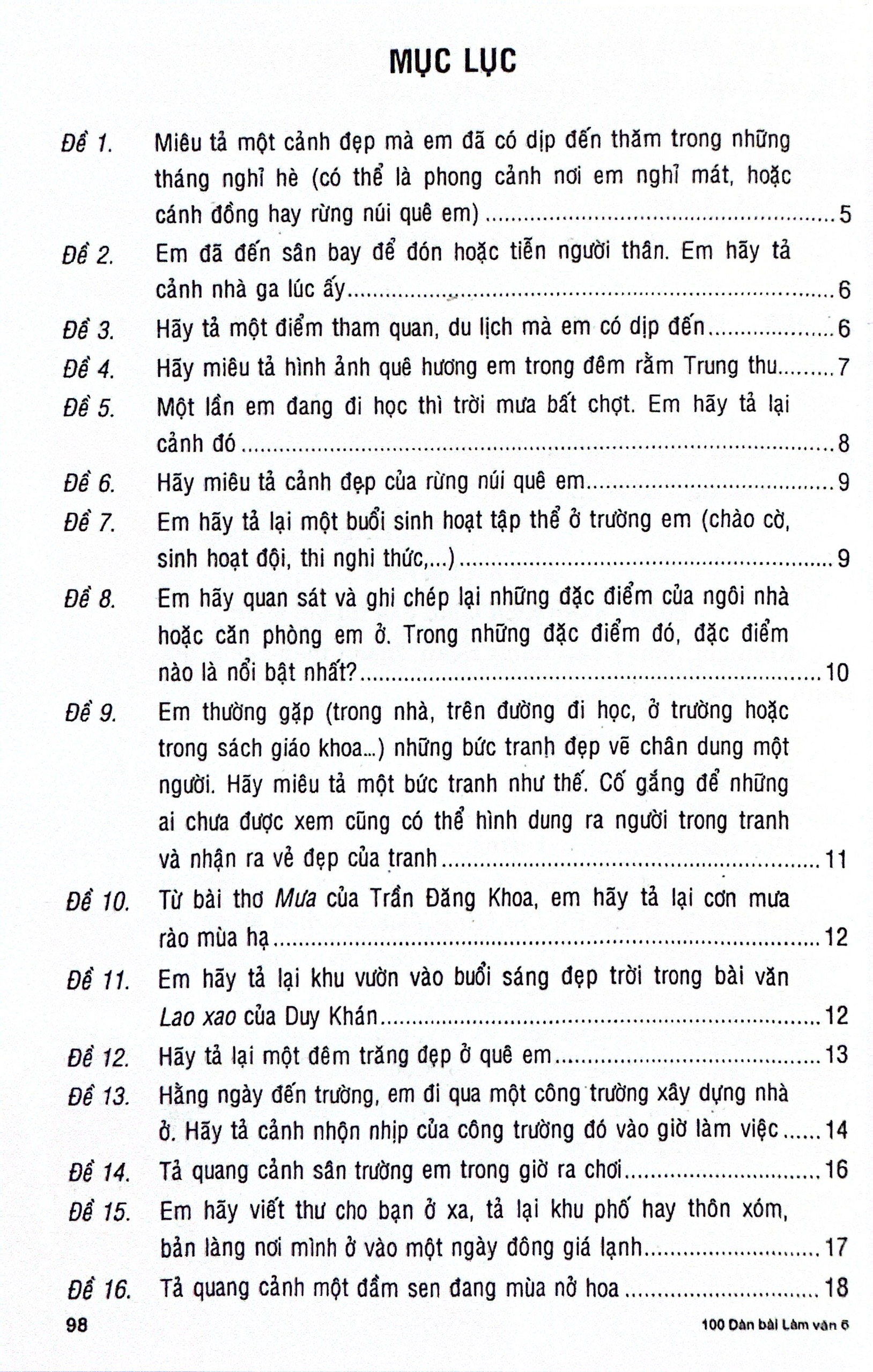 Bo
						
										
										100 Dan Bai Chi Tiet Tap Lam Van 6 (Theo Chuong Trinh GDPT Moi)