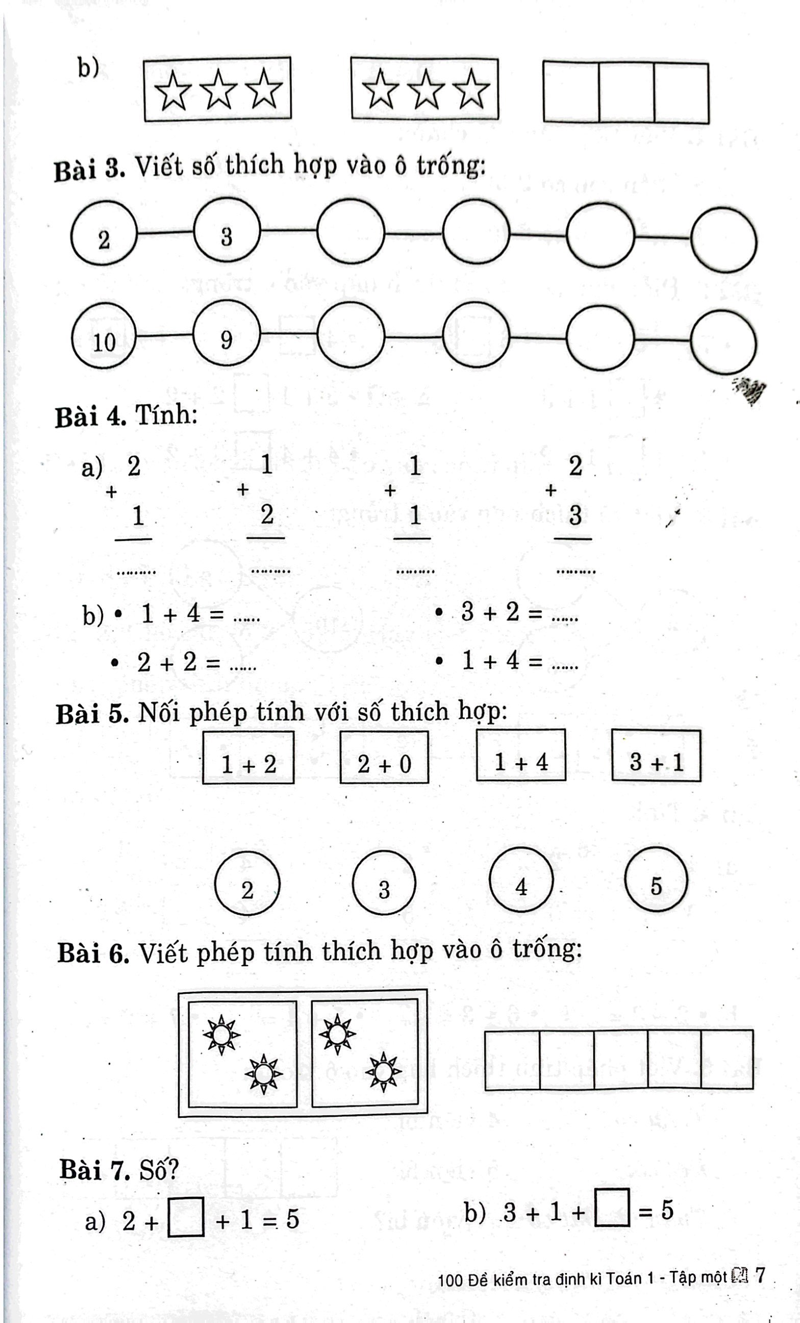 bộ 100 đề kiểm tra định kì toán 1 - tập 1 - có đáp án và lời giải (biên soạn theo chương trình gdpt mới)