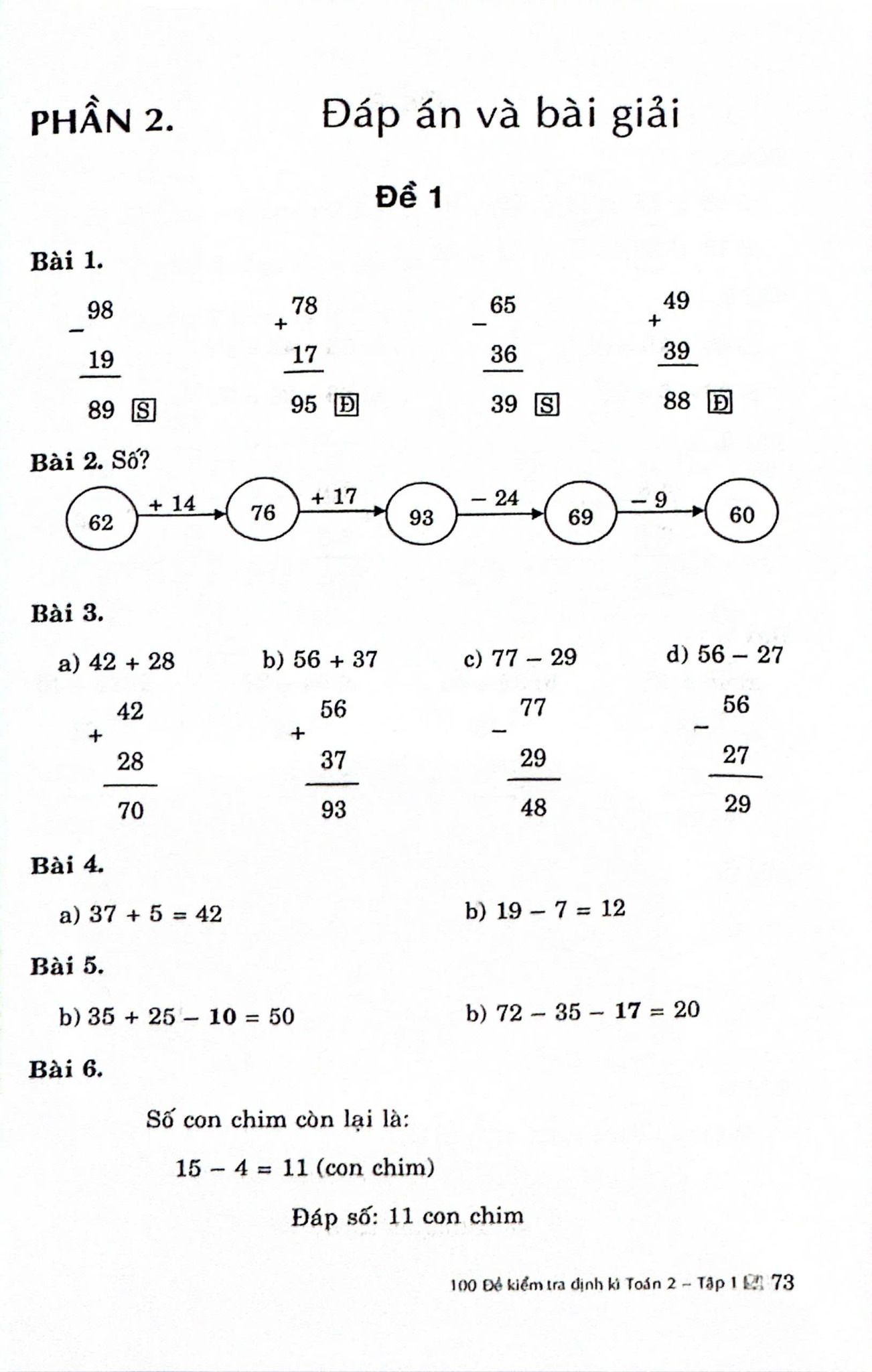 Bo
						
										
										100 De Kiem Tra Dinh Ki Toan 2 - Tap 1 - Co Dap An Va Loi Giai (Bien Soan Theo Chuong Trinh Giao Duc Pho Thong Moi)