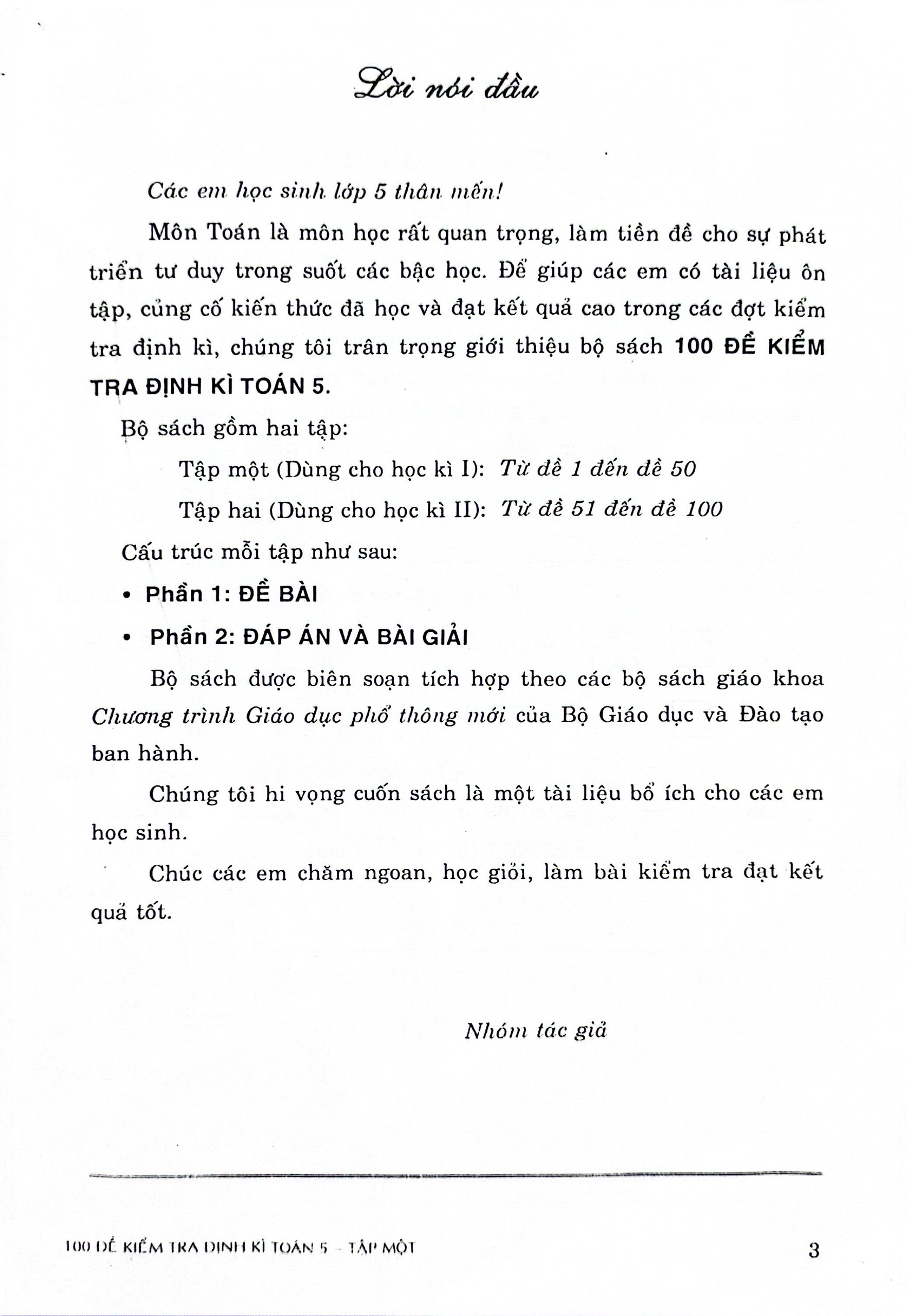 Bo
						
										
										100 De Kiem Tra Dinh Ki Toan 5 - Tap 1 (Theo Chuong Trinh GDPT Moi)