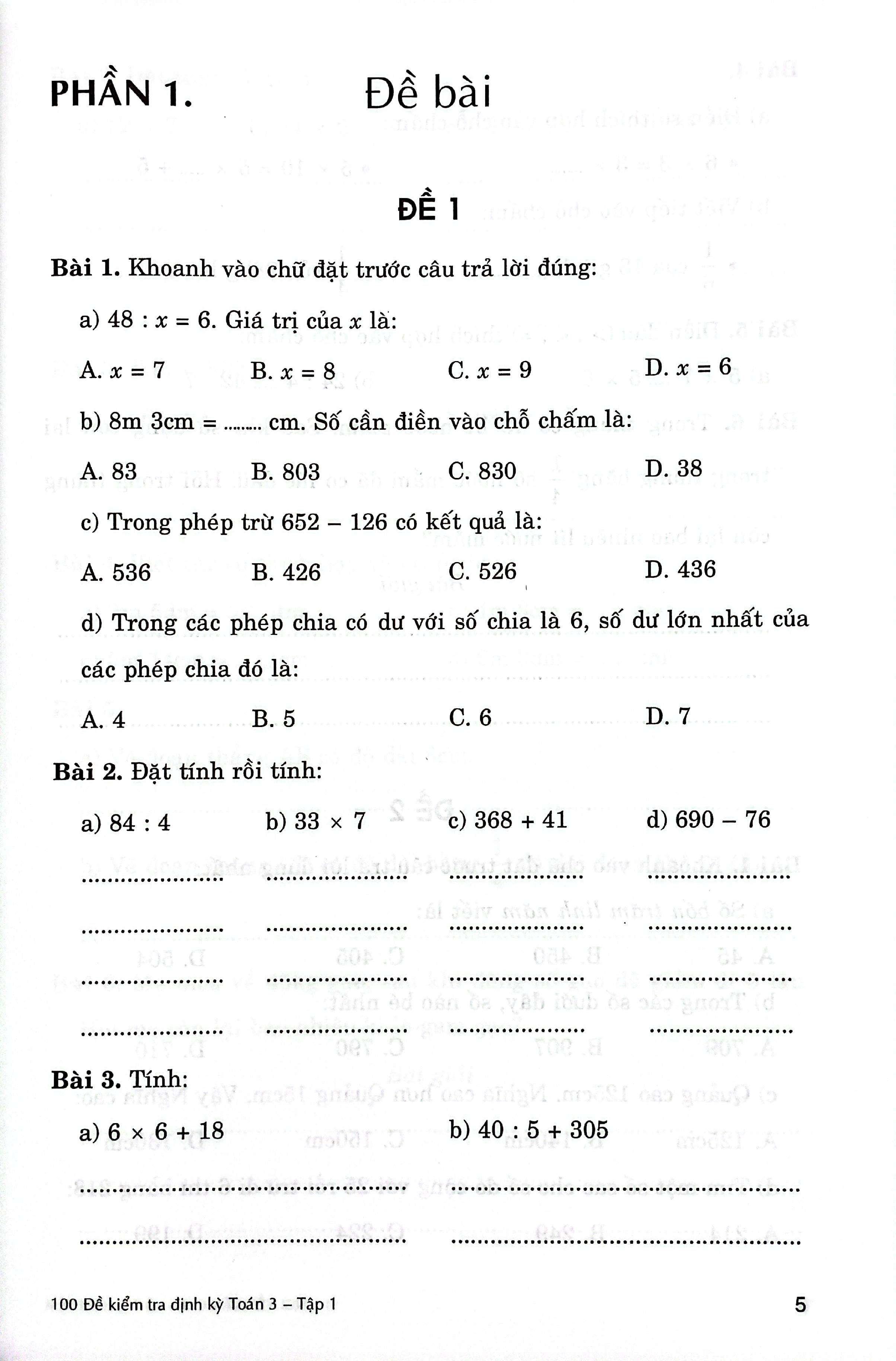 Bo
						
										
										100 De Kiem Tra Dinh Ky Toan 3 - Tap 1 (Co Dap An Va Loi Giai)