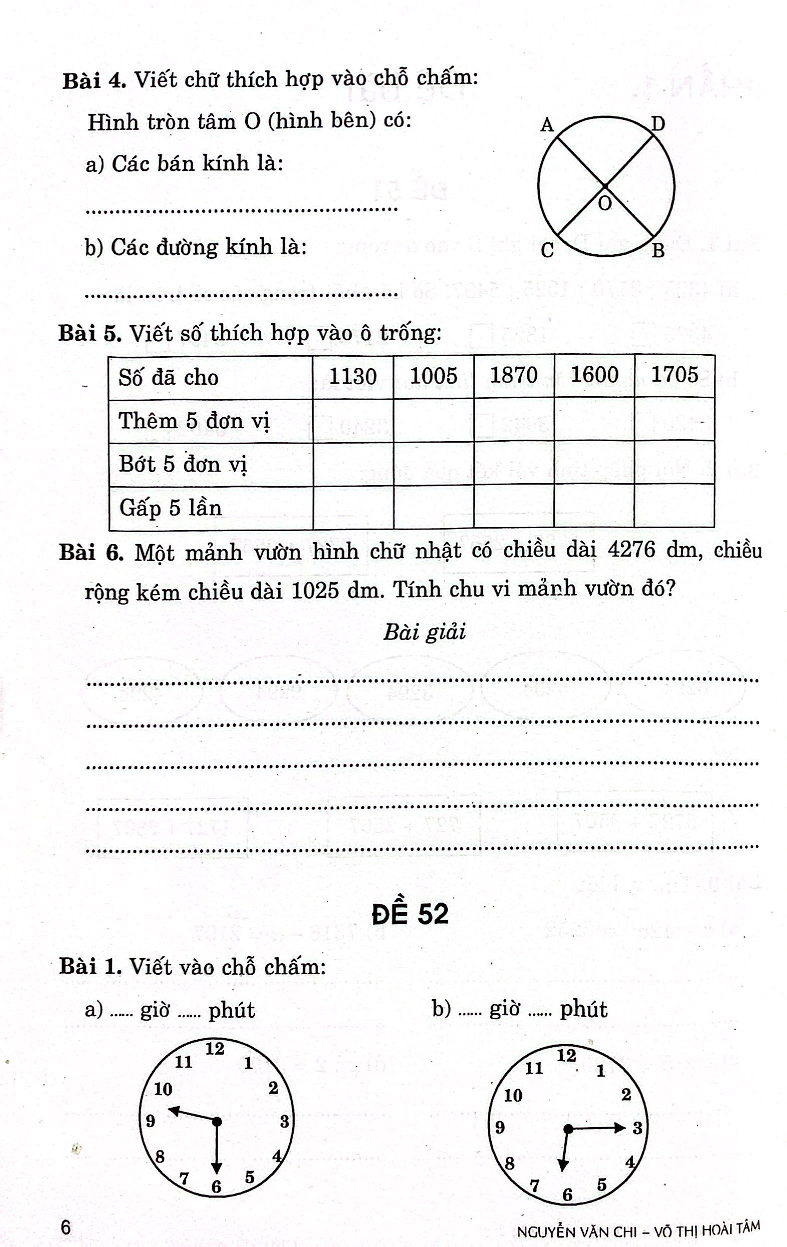 bộ 100 đề kiểm tra định kỳ toán 3 - tập hai (biên soạn theo chương trình giáo dục phổ thông mới)