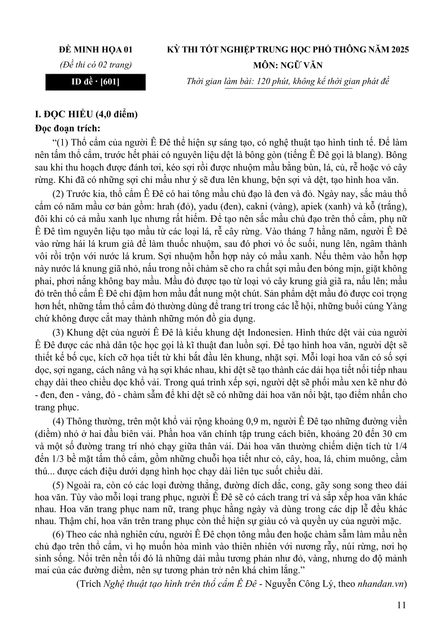 Bo
						
										
										100 De Minh Hoa Tot Nghiep THPT 2025 - Mon Ngu Van